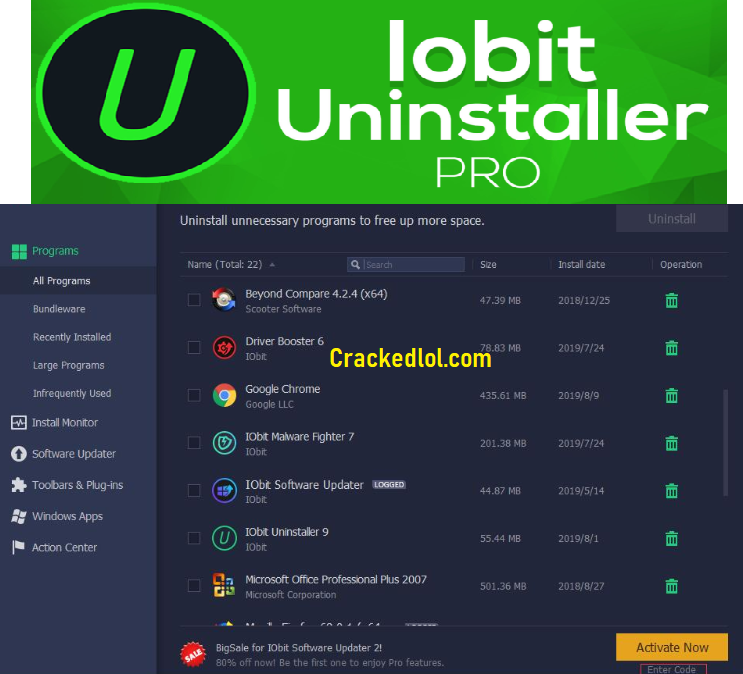 iobit uninstaller pro download free